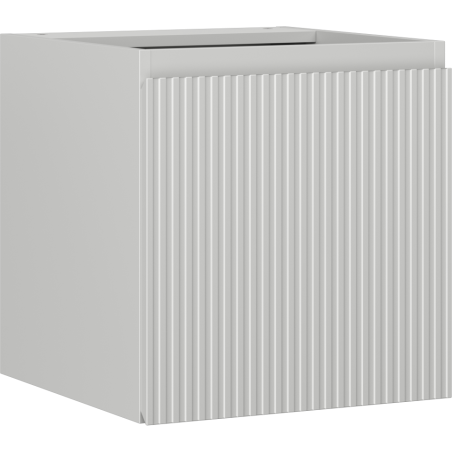 Mexen Rivel vonios kambario spintelė po praustuvu 45 cm, 1 durys, grioveliuota, pilka matinė - 91A21-04547-1-BF62