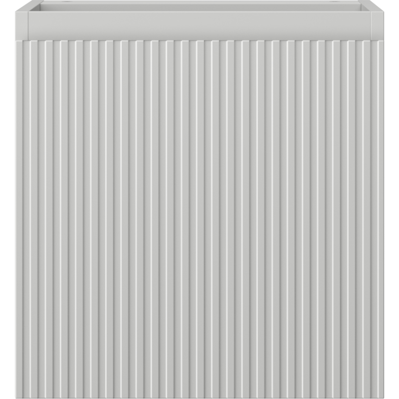 Mexen Rivel vonios kambario spintelė po praustuvu 45 cm, 1 durys, grioveliuota, pilka matinė - 91A21-04547-1-BF62