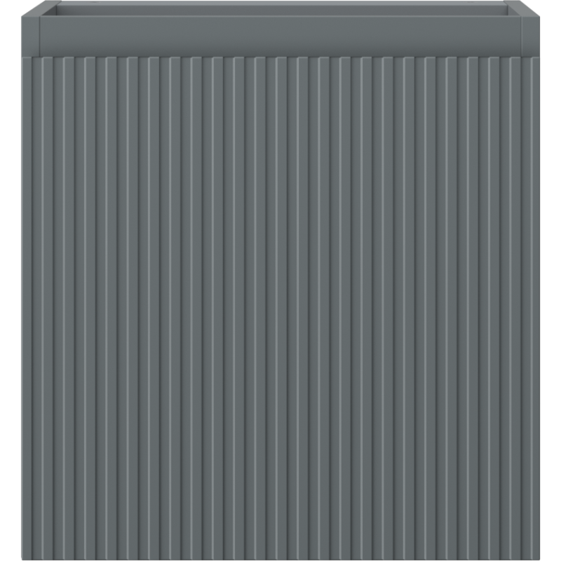 Mexen Rivel vonios spintele po praustuvu 45 cm, 1 durų, grioveliais, grafito matinė - 91A21-04547-1-BF66