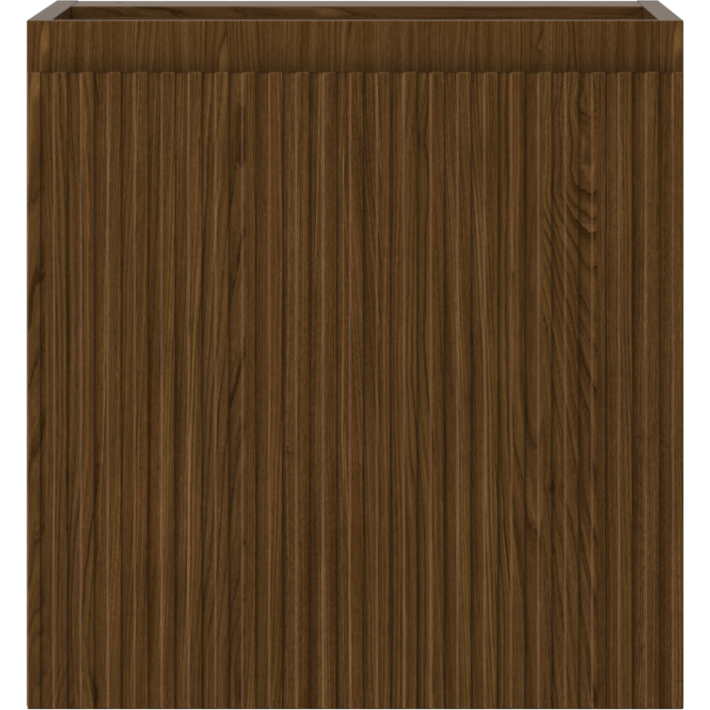 Mexen Rivel vonios kambario spintelė po praustuvu 45 cm, 1 durys, rifliuota, riešutmedis - 91A21-04547-1-BF86