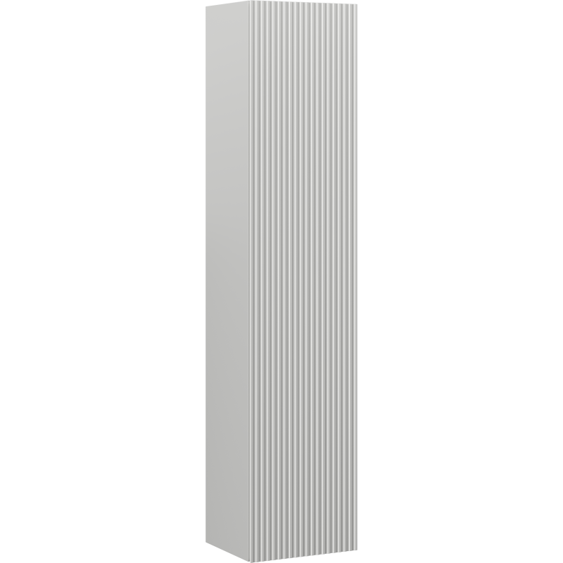 Mexen Rivel vonios spintelė 35 cm, 1 durys, rievėta, pilka matinė - 91A21-03016-1-BF62