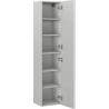 Mexen Rivel vonios spintelė 35 cm, 1 durys, rievėta, pilka matinė - 91A21-03016-1-BF62