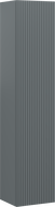 Mexen Rivel vonios stulpelis 35 cm, 1 durys, grioveliai, matinė grafito spalva - 91A21-03016-1-BF66