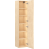 Mexen Rivel vonios spintelė 35 cm, 1 durys, rifliuotas, ąžuolas - 91A21-03016-1-BF81