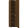Mexen Rivel vonios kambario stulpelis 35 cm, 1 durys, rifliuotas, riešutmedis - 91A21-03016-1-BF86