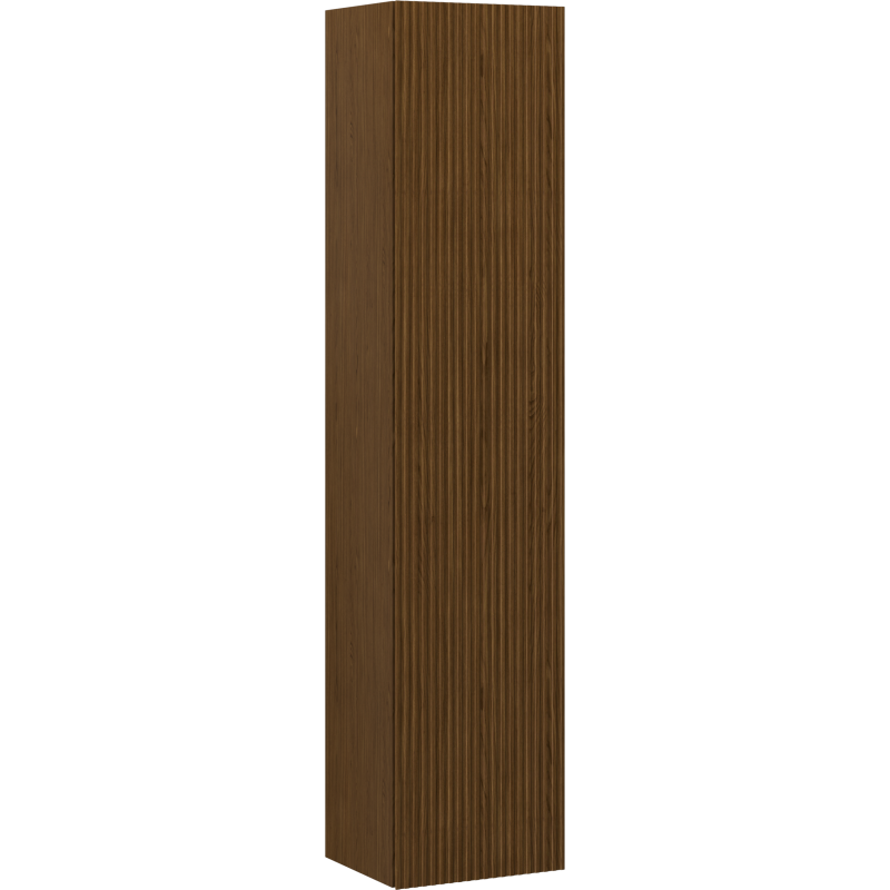 Mexen Rivel vonios kambario spintelė 35 cm, 1 durys, su grioveliais, riešutas - 91A21-03016-1-BF86