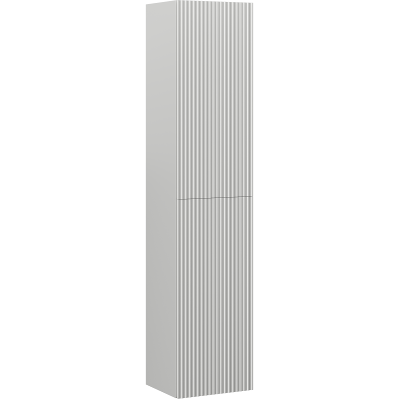 Mexen Rivel vonios spintelė 35 cm, 2 durys, grioveliai, pilka matinė - 91A21-03016-2-BF62