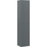 Mexen Rivel vonios kambario stulpas 35 cm, 2 durys, rifliuotas, matinis grafitas - 91A21-03016-2-BF66