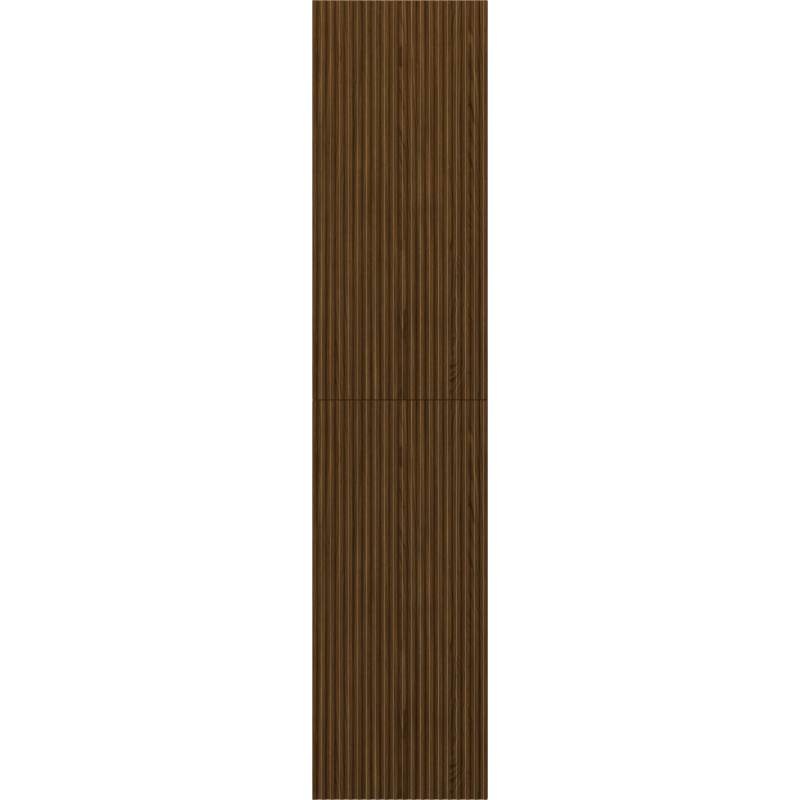 Mexen Rivel vonios kambario spintelė 35 cm, 2 durys, rifliuotas, riešutas - 91A21-03016-2-BF86