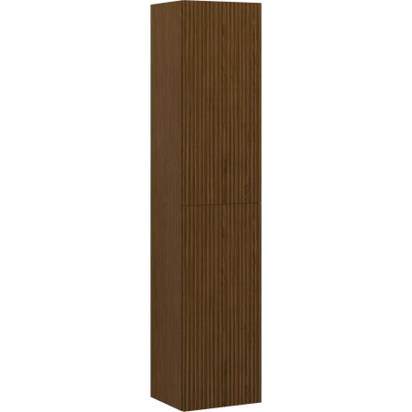 Mexen Rivel vonios kambario spintelė 35 cm, 2 durys, rifliuotas, riešutas - 91A21-03016-2-BF86