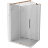 Mexen Rox L stumdomas dušo kabinas 100 x 80 cm, permatomas, valcuotas varis - 8C2L-100-080-65-00
