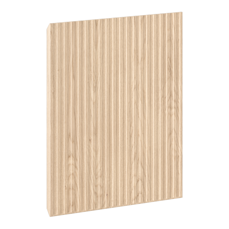 Mexen Rivel priekinė rifliuota dalis spintelės korpusui 30 x 43,5 cm, ąžuolas - 91A21-0300-470-1-81