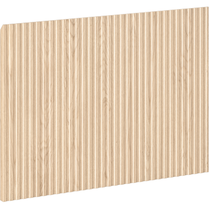 Mexen Rivel fasadas, rifliuotas, vonios spintelei, 50 x 43,5 cm, ąžuolas - 91A20-0500-470-1-81