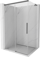 Mexen Rox L 100 x 80 cm stumdomosios dušo kabina, skaidrus, šlifuotas pilkai - 8C2L-100-080-66-00