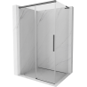 Mexen Rox L stumdomas dušo kabinas 90 x 85 cm, skaidrus, gun gray šlifuotas - 8C2L-090-085-66-00