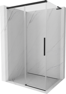 Mexen Rox L stumdomos dušo durys 115 x 90 cm, permatomos, juodos - 8C2L-115-090-70-00