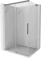 Mexen Rox L stumdomos dušo kabina 105 x 70 cm, skaidri, gun metal - 8C2L-105-070-95-00