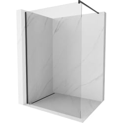 Mexen Kioto Dušo pertvara Walk-in 100 x 200 cm, skaidri 8 mm, juoda - 800-100-101-70-00
