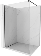 Mexen Kioto Dušo sienelė Walk-in 130 x 200 cm, permatoma 8 mm, juoda - 800-130-101-70-00