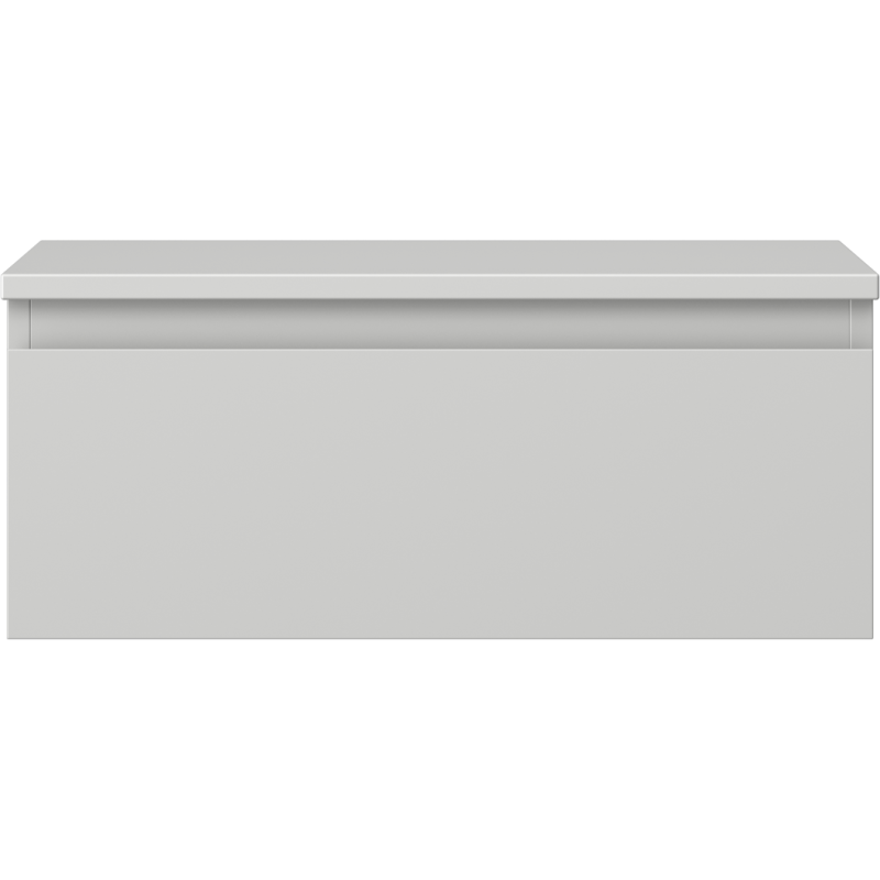 Mexen Orio vonios spintelė po praustuvu 60 cm su stalviršiu, 1 stalčius, pilkai matinė - 91A10-06023-1-BFC62