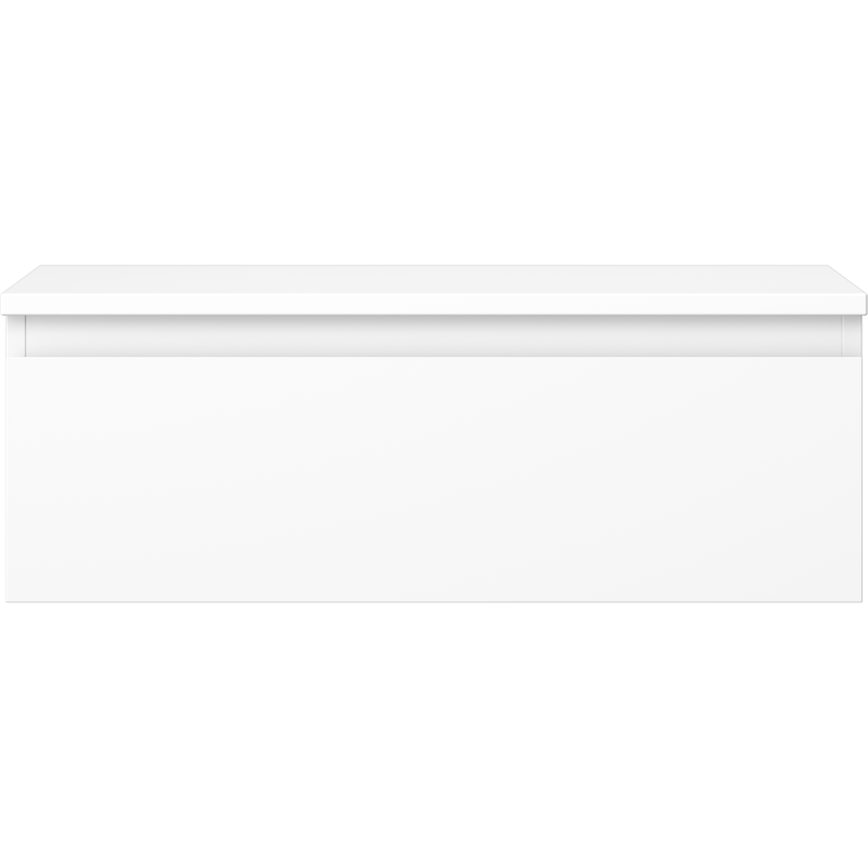 Mexen Orio vonios spintelė po kriaukle 70 cm su stalviršiu, 1 stalčius, balta matinė - 91A10-07023-1-BFC01