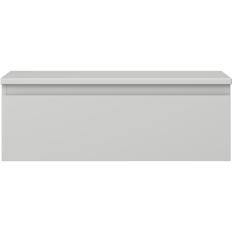 Mexen Orio vonios spintelė po praustuvu 70 cm su stalviršiu, 1 stalčius, pilka matinė - 91A10-07023-1-BFC62