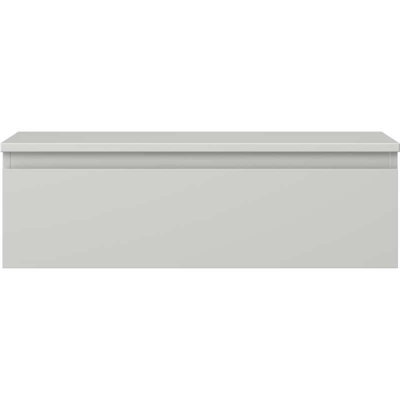 Mexen Orio vonios spintelė po praustuvu 80 cm su stalviršiu, 1 stalčius, pilka matinė - 91A10-08023-1-BFC62