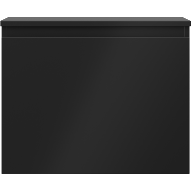 Mexen Orio vonios kambario spintelė po praustuvu, 60 cm, su stalviršiu, 1 stalčius, juoda matinė - 91A10-06047-1-BFC71