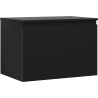 Mexen Orio vonios spintelė po praustuvu 70 cm su stalviršiu, 1 stalčius, juoda matinė - 91A10-07047-1-BFC71