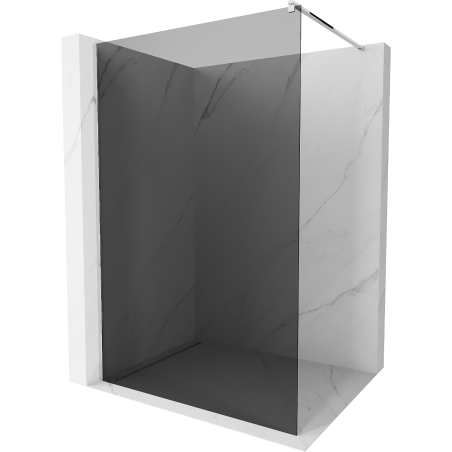 Mexen Kioto dušo pertvara Walk-in 70 x 200 cm, grafitas 8 mm, chromas - 800-070-101-01-40