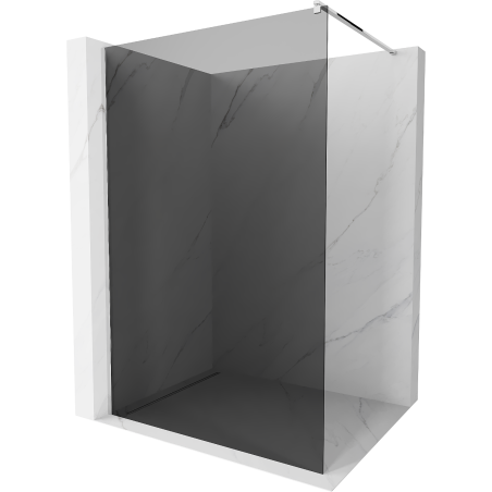 Mexen Kioto dušo siena Walk-in 80 x 200 cm, grafitas 8 mm, chromas - 800-080-101-01-40