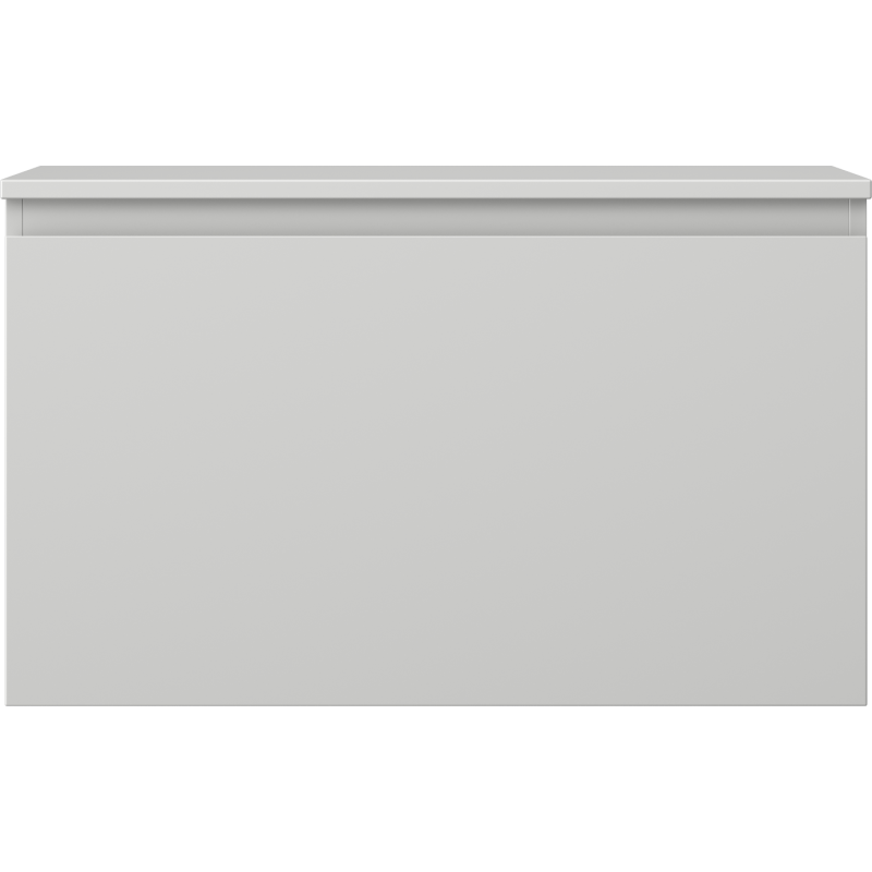 Mexen Orio 80 cm vonios kambario spintelė su stalviršiu, 1 stalčius, matinė pilka - 91A10-08047-1-BFC62
