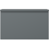 Mexen Orio vonios spintelė po praustuvu 80 cm su stalviršiu, 1 stalčius, matinė grafito spalva - 91A10-08047-1-BFC66
