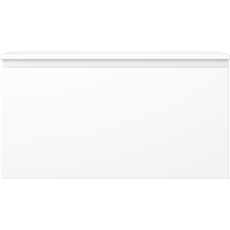Mexen Orio vonios spintelė po praustuvu 90 cm su stalviršiu, 1 stalčius, balta matinė - 91A10-09047-1-BFC01