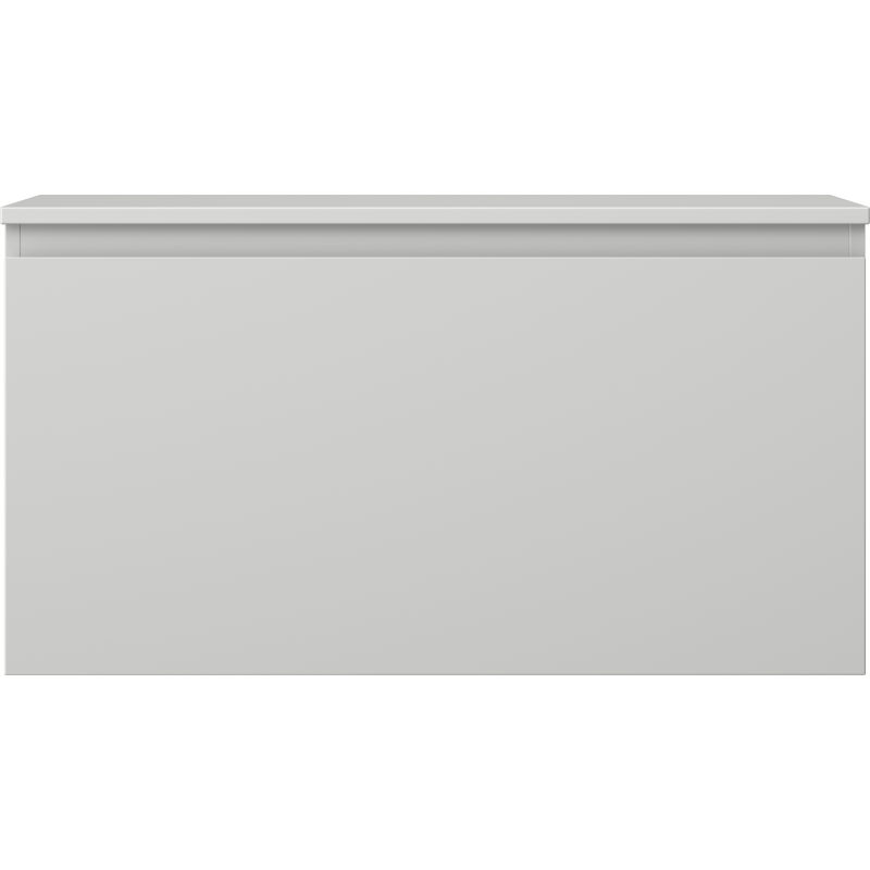 Mexen Orio vonios spintelė po praustuvu 90 cm su stalviršiu, 1 stalčius, pilka matinė - 91A10-09047-1-BFC62