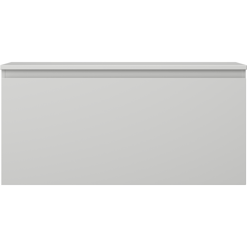 Mexen Orio vonios spintelė po kriaukle 100 cm su stalviršiu, 1 stalčius, pilka matinė - 91A10-10047-1-BFC62