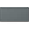 Mexen Orio vonios spintelė po kriaukle 100 cm su stalviršiu, 1 stalčius, grafito matas - 91A10-10047-1-BFC66