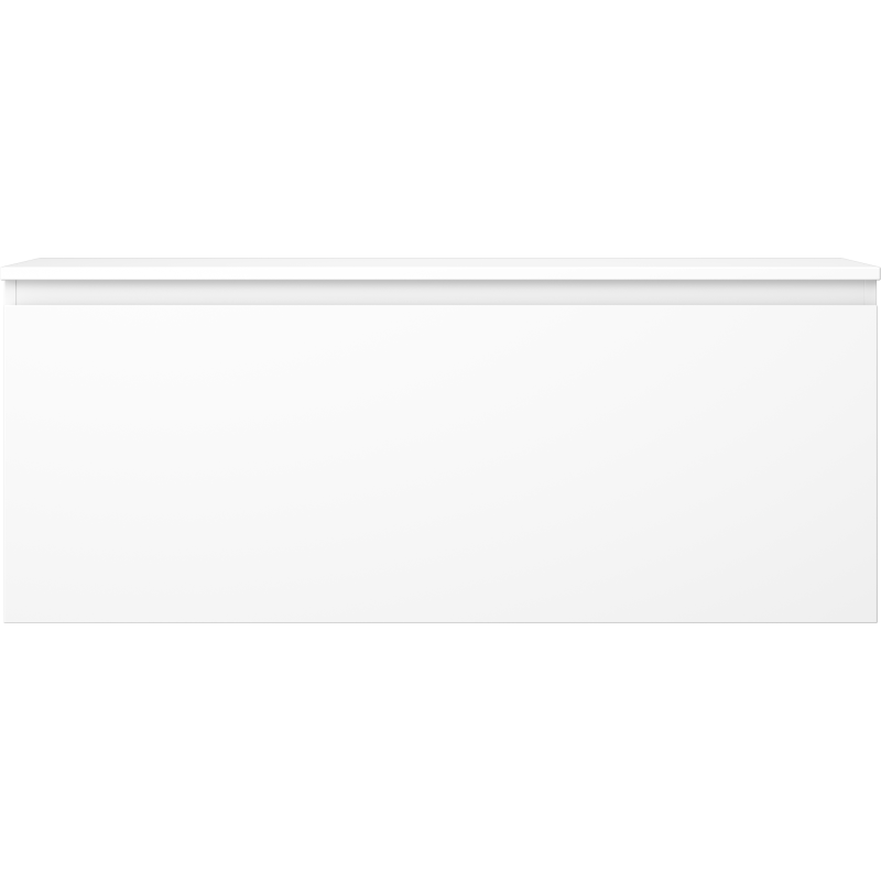 Mexen Orio vonios spintelė po kriaukle, 120 cm, su stalviršiu, 1 stalčius, baltas matinis - 91A10-12047-1-BFC01