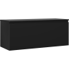 Mexen Orio vonios spintelė po praustuvu 120 cm su stalviršiu, 1 stalčius, juoda matinė - 91A10-12047-1-BFC71