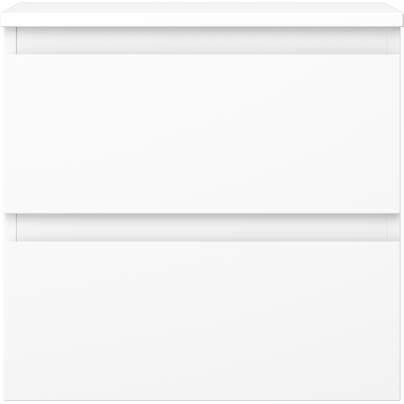 Mexen Orio vonios spintelė po praustuvu 50 cm su stalviršiu, 2 stalčiai, balta matinė - 91A10-05047-2-BFFC01