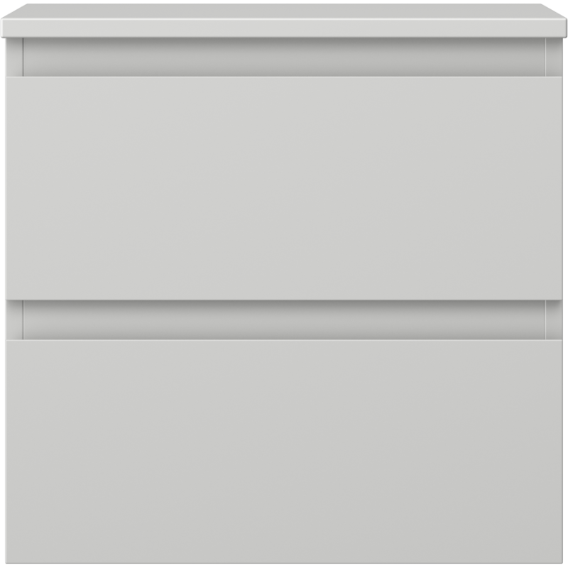 Mexen Orio vonios spintelė po praustuvu 50 cm su stalviršiu, 2 stalčiai, pilka matinė - 91A10-05047-2-BFFC62