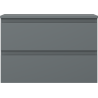 Mexen Orio vonios spintelė po praustuvu 70 cm su stalviršiu, 2 stalčiai, matinė grafito spalva - 91A10-07047-2-BFFC66