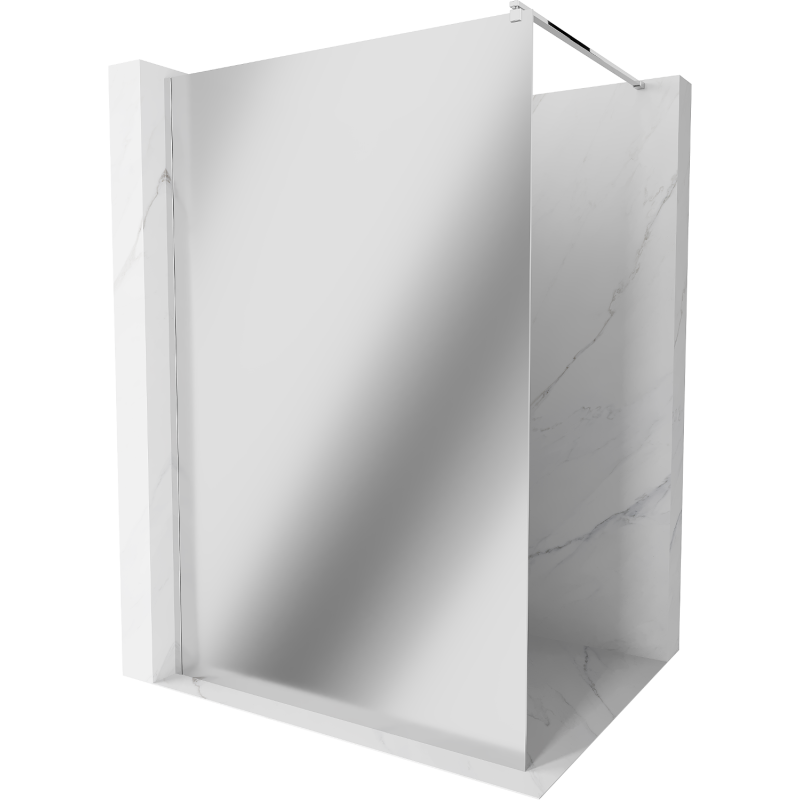 Mexen Kioto dušo siena Walk-in 70 x 200 cm, veidrodis 8 mm, chromas - 800-070-101-01-50