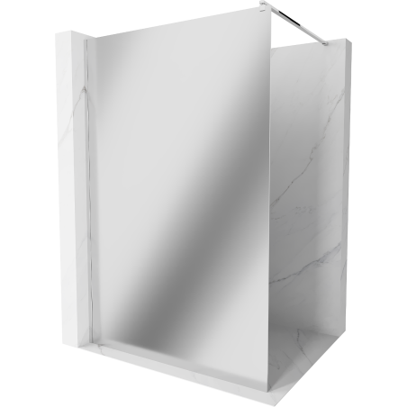 Mexen Kioto dušo siena Walk-in 70 x 200 cm, veidrodis 8 mm, chromas - 800-070-101-01-50