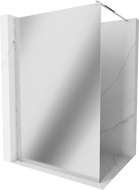 Mexen Kioto dušo sienelė 100 x 200 cm, Veidrodis 8 mm, Chromo - 800-100-101-01-50