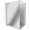 Mexen Kioto dušo siena Walk-in 70 x 200 cm, veidrodis 8 mm, rožinis auksas - 800-070-101-60-50