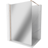 Mexen Kioto dušo siena Walk-in 100 x 200 cm, veidrodis 8 mm, rožinis auksas - 800-100-101-60-50