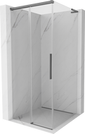 Mexen Rox L stumdomas dušo kabina 95 x 95 cm, permatoma, gun metal - 8C2L-095-095-95-00