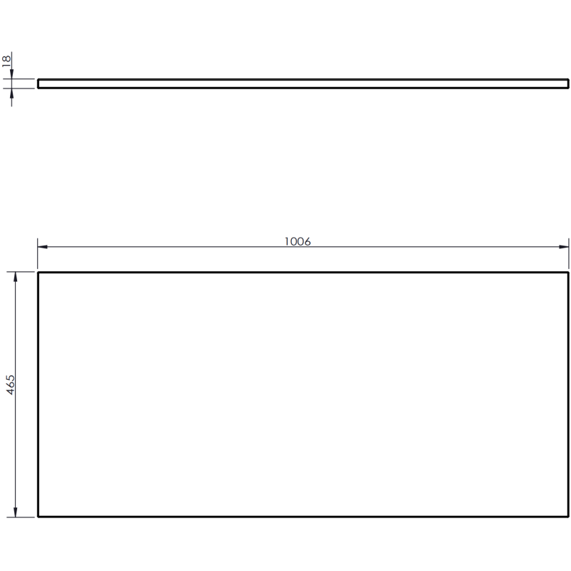 Mexen Rivel vonios kambario spintelė po praustuvu 100 cm su stalviršiu, 1 stalčius, rifliuota, pilka matinė