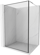 Mexen Kioto dušo pertvara Walk-in 90 x 200 cm, juodas rėmas 8 mm, chromas - 800-090-101-01-70
